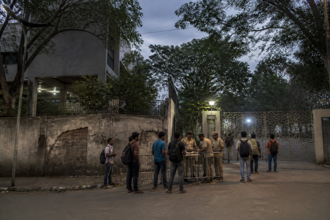 Jadavpur University campus linked to an alleged CCTV leak after student violence