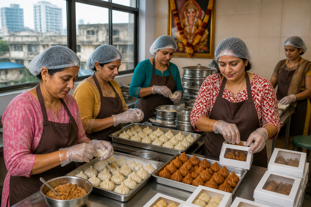 Mumbai Modak Mahotsav 2026 modaks prepared by women’s self-help groups