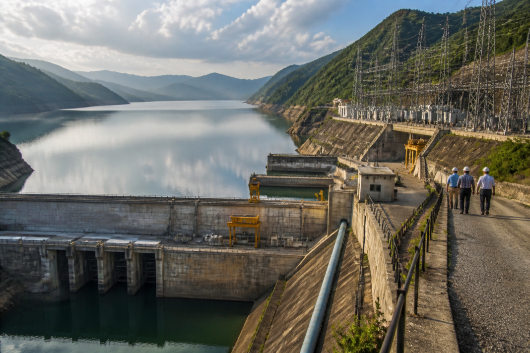 BHEL pumped-storage projects represented by hydro infrastructure and power equipment at an Indian dam