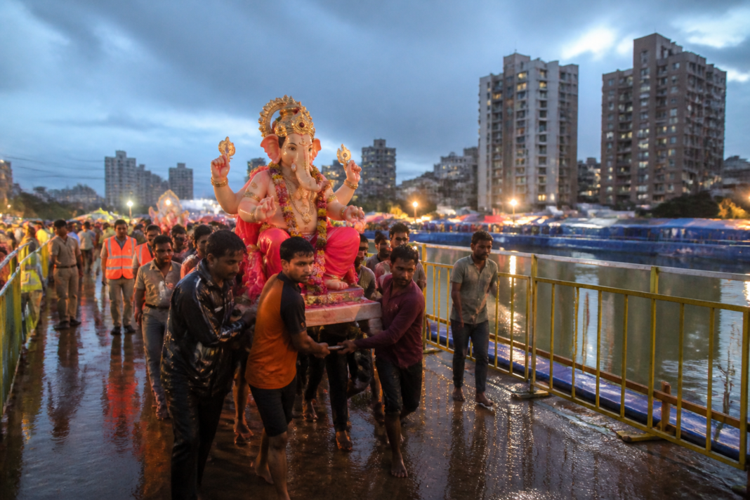 Mumbai Ganesh Visarjan processions and civic immersion arrangements during Ganeshotsav 2026
