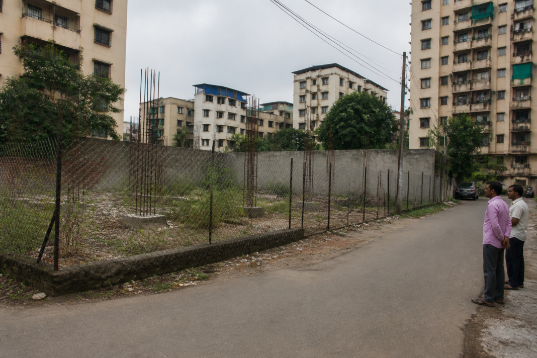 Bhayander land dispute site and urban construction area in Mira-Bhayander