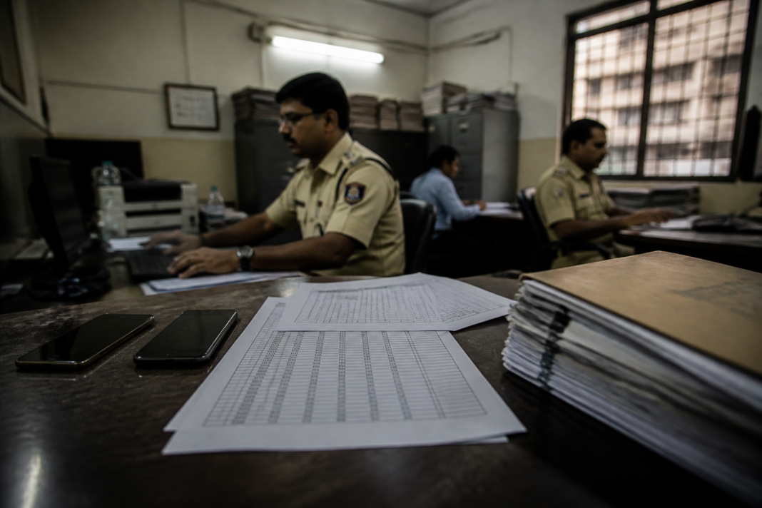 Mumbai cybercrime investigation involving an alleged student admission fraud and police evidence.