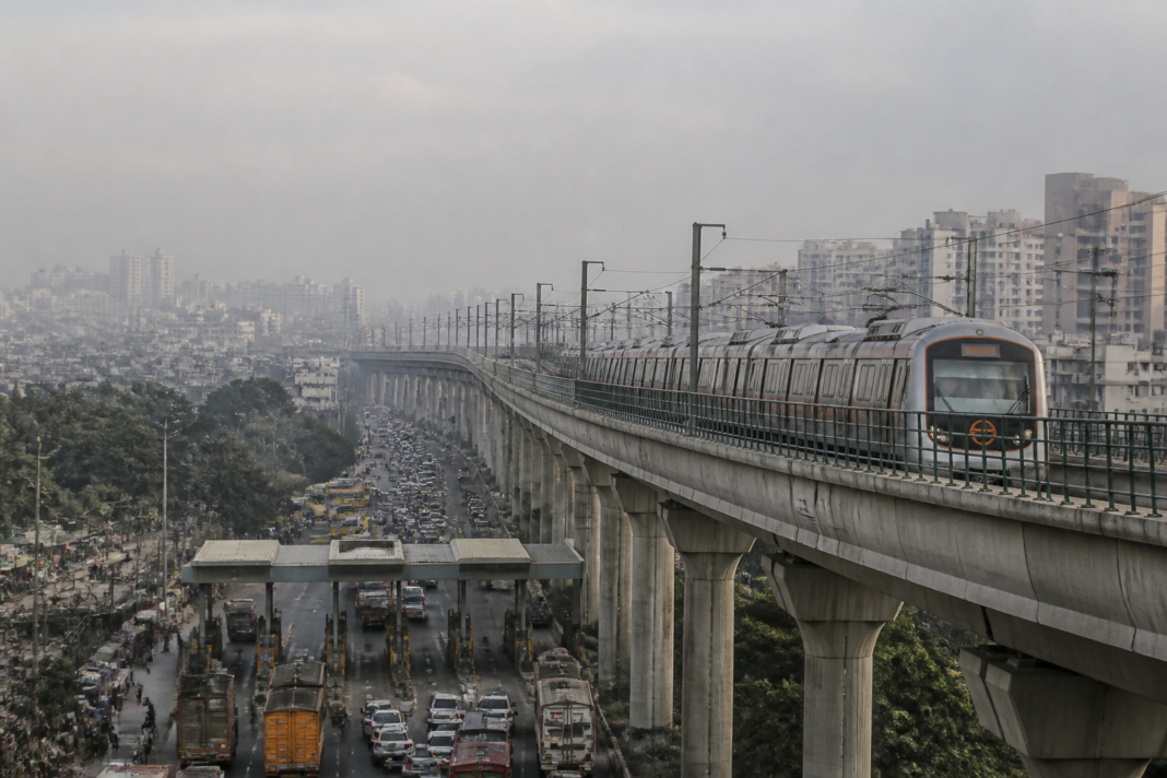 Delhi pollution fund figures linked to RRTS construction and urban transport infrastructure