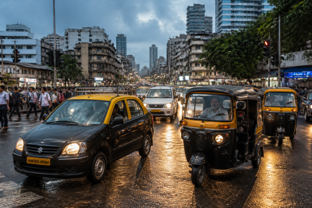 Maharashtra aggregator policy covering app-based taxis and urban commuters in Mumbai