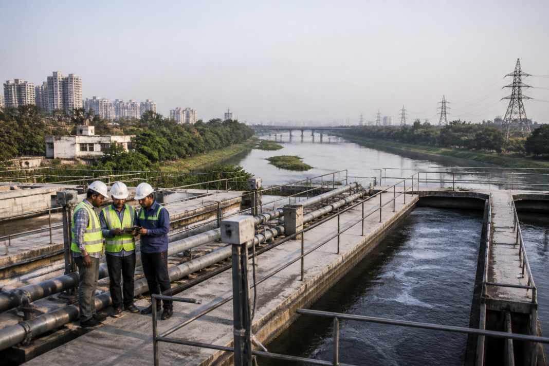 Delhi water management discussion on wastewater, sewage networks and Yamuna restoration