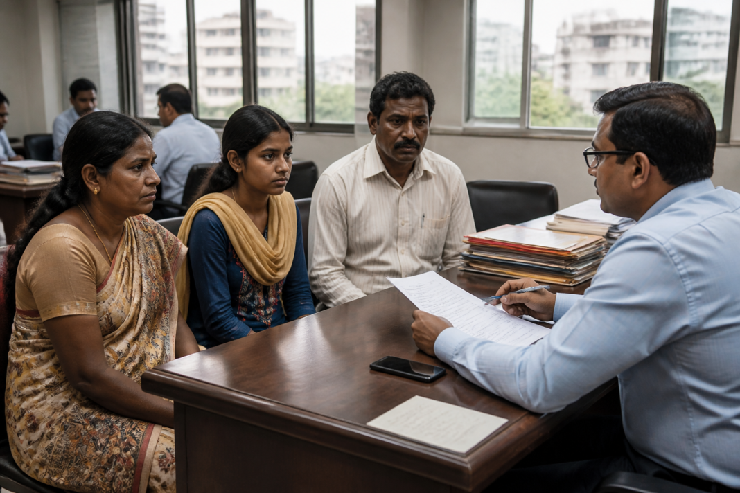 Telangana Gulf workers’ families seeking help at a government grievance office