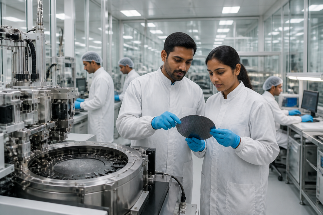 Applied Materials India investment and semiconductor manufacturing equipment at an Indian technology facility