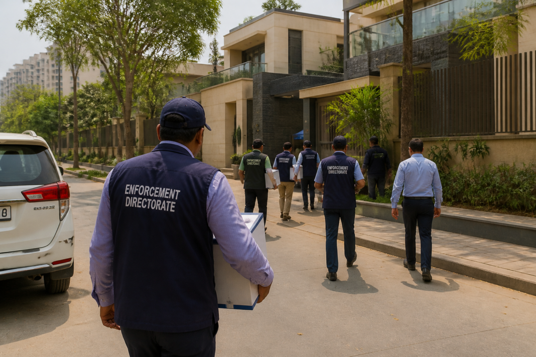 ED raid in Gurugram linked to a real-estate fund diversion investigation