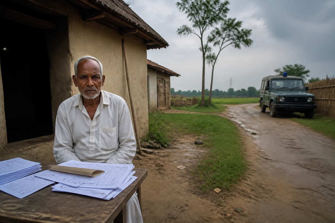 Jalil Akhtar detention case represented by a rural West Bengal home and official documents