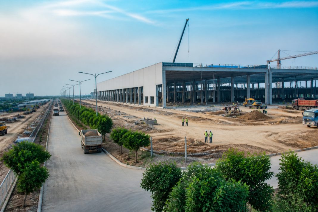 Chennai industrial park development near Oragadam and Gummudipoondi