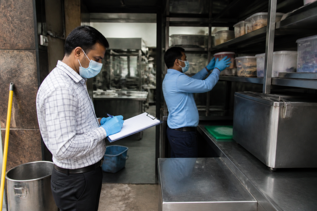 Mumbai food safety crackdown at a Colaba restaurant kitchen inspected by food safety officials