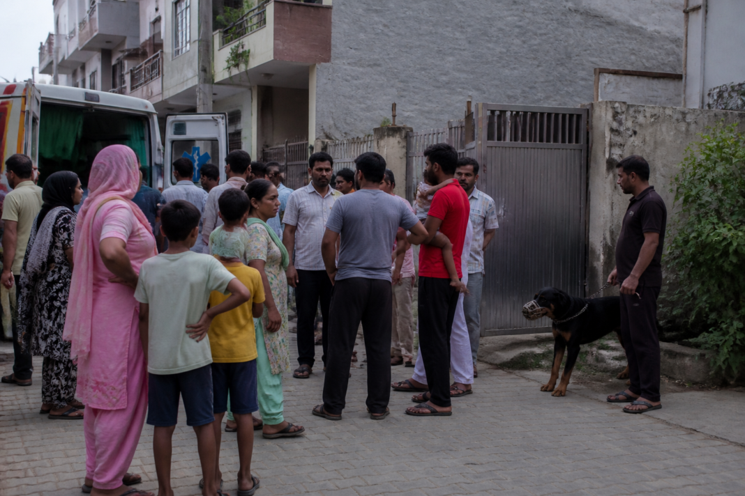 Sonipat dog attack involving a child in a residential Haryana neighbourhood