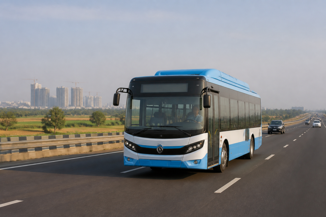 Hydrogen buses on the Yamuna Expressway route between Greater Noida and Agra
