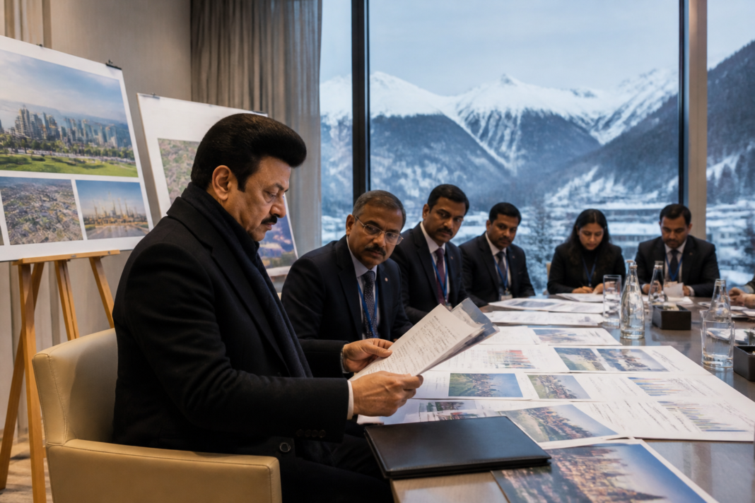 Tamil Nadu CM Davos visit represented by a government delegation at the World Economic Forum