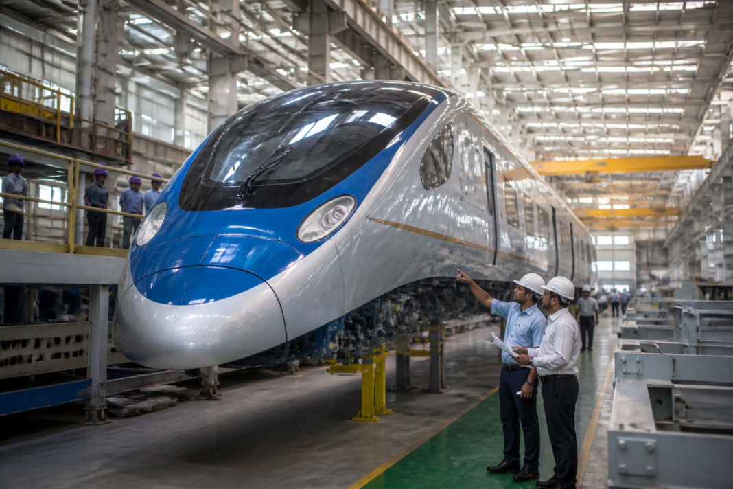 BEML bullet train contract for high-speed rolling stock on the Mumbai-Ahmedabad corridor