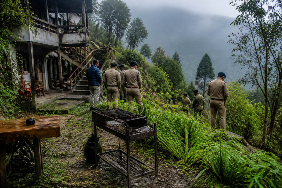 Darjeeling homestay fire investigation at a hill property in Sittong