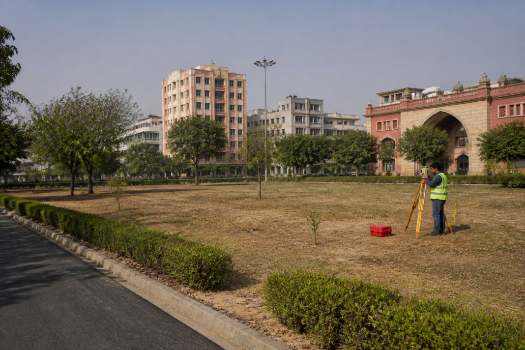 Proposed Delhi Sadan guest house site in Dwarka, Delhi