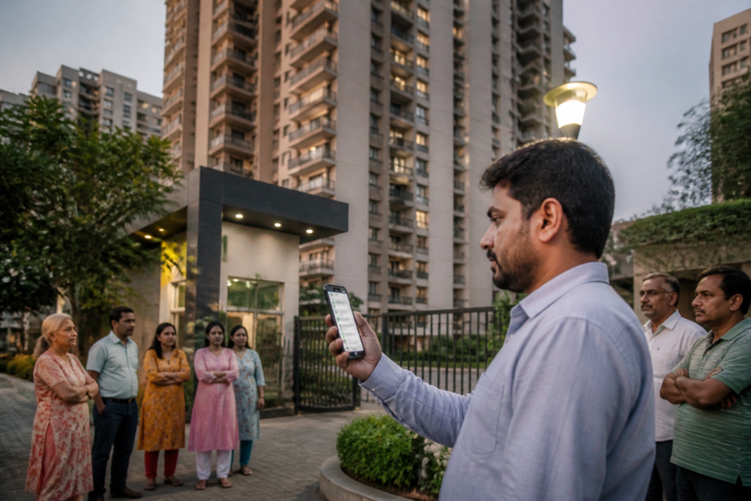 Noida WhatsApp defamation case involving messages shared in a residential society group
