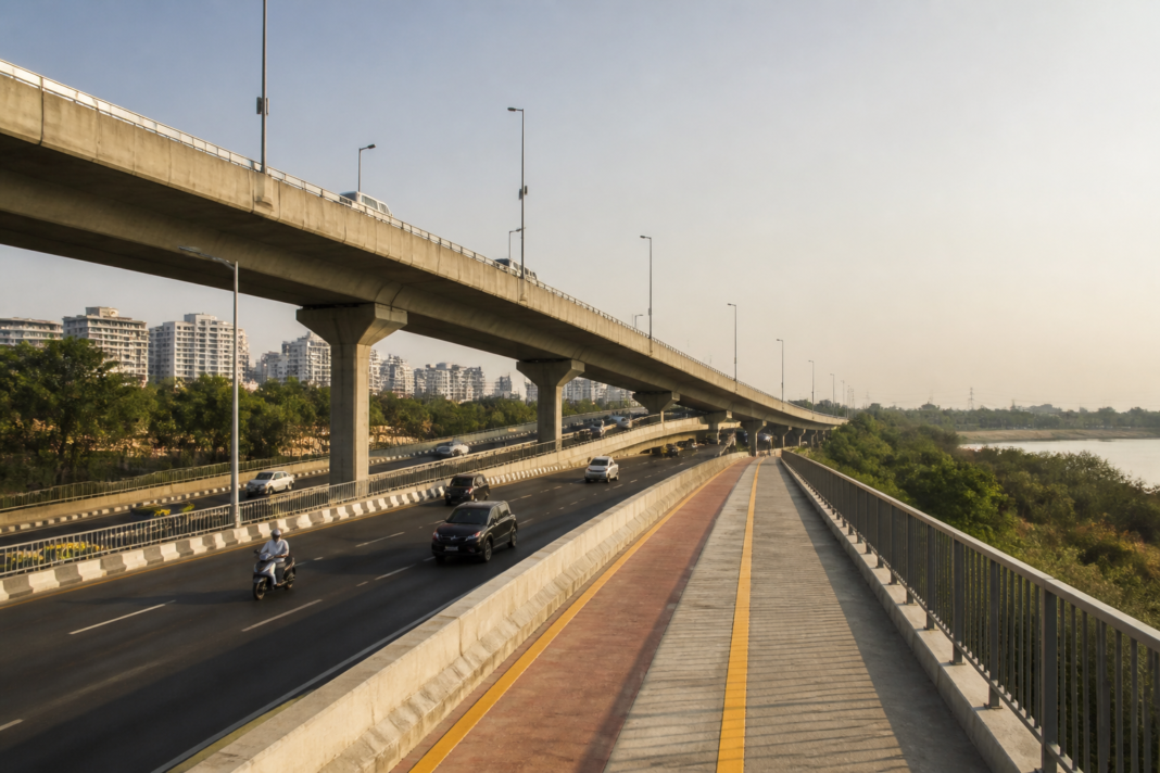 Barapullah Phase 3 corridor linking Mayur Vihar and AIIMS in Delhi
