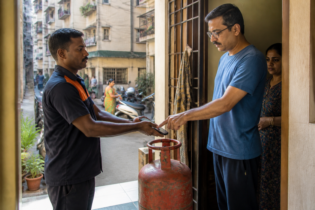 LPG Aadhaar authentication requirement for domestic cylinder consumers in Kolkata