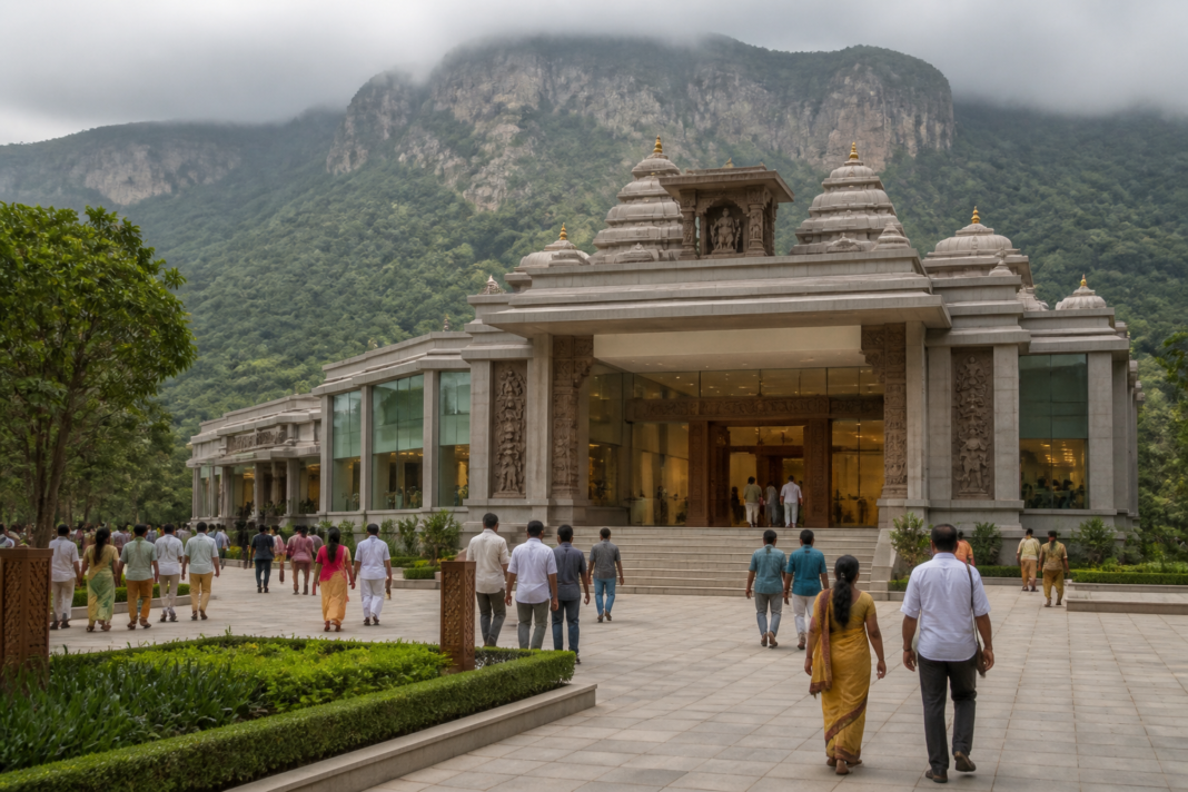 Tirumala museum displaying heritage artefacts and immersive exhibits near the temple complex