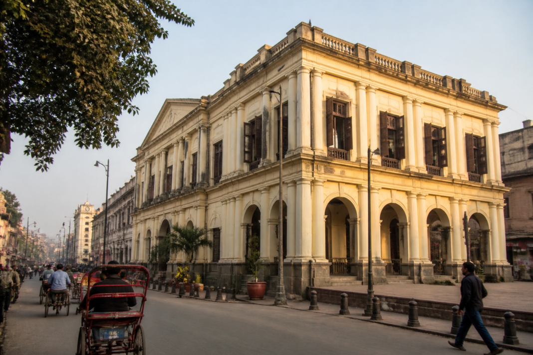 Delhi Town Hall in Chandni Chowk, planned for redevelopment as a Global Heritage Centre