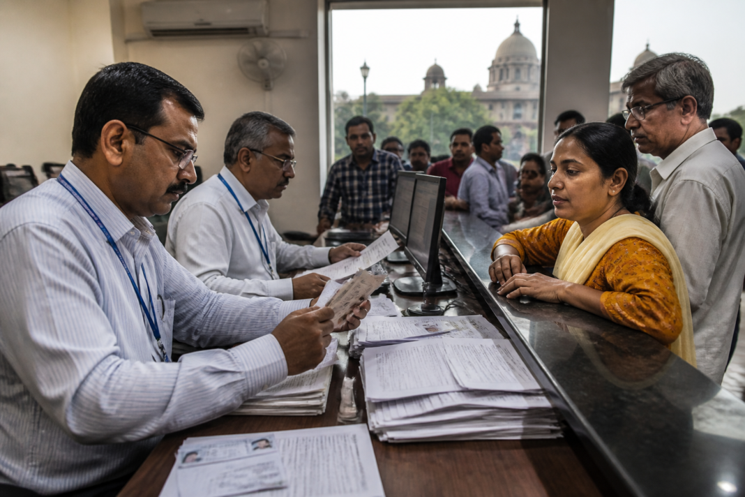 Delhi SIR voter notices issued during electoral roll verification