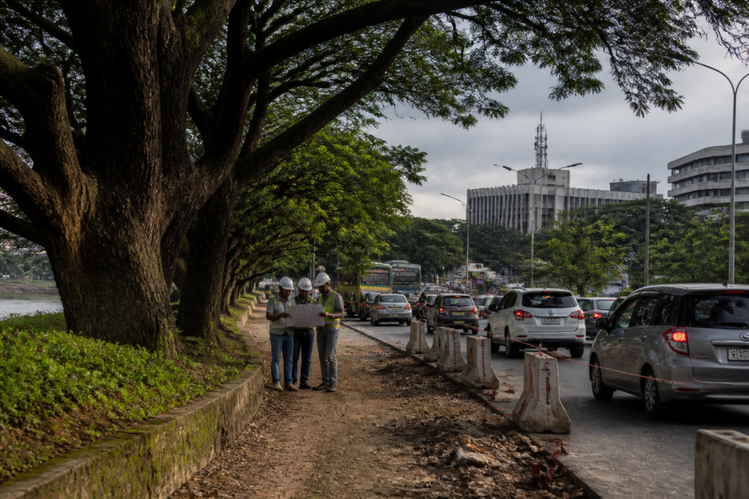 Hebbal tunnel project area in Bengaluru where 1,128 trees are proposed for removal.