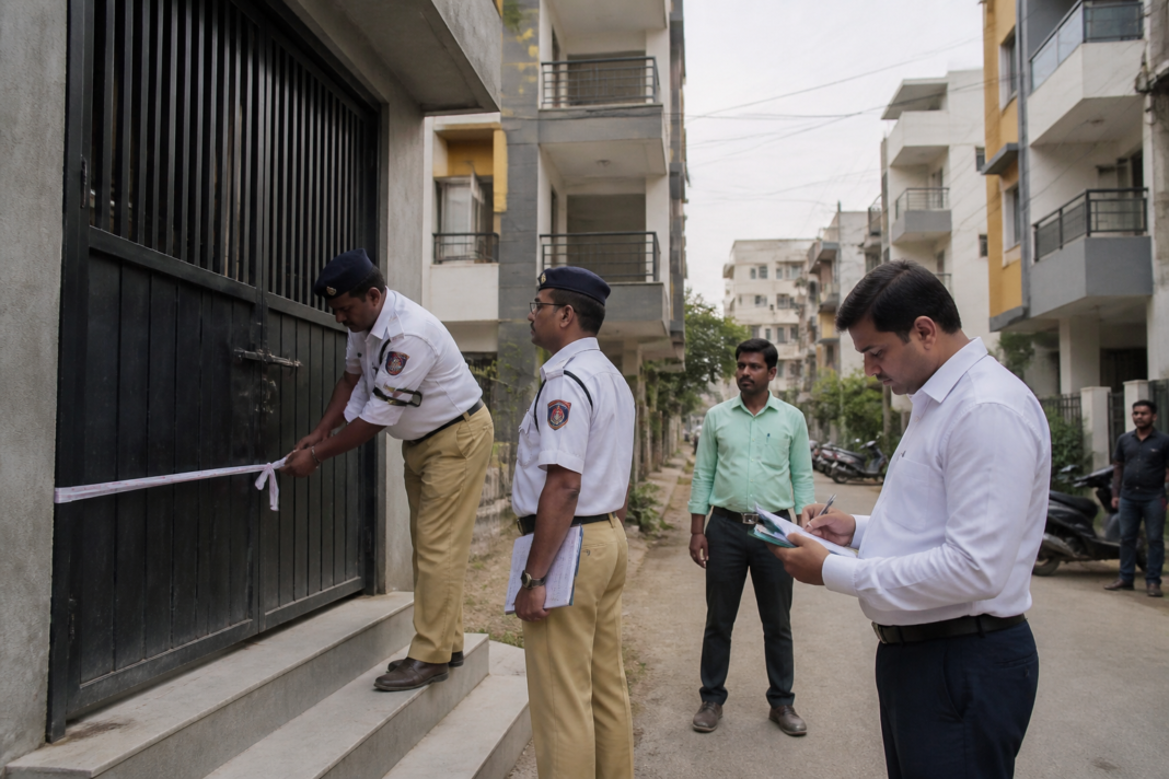 Pune private hostels sealed during a municipal fire-safety inspection