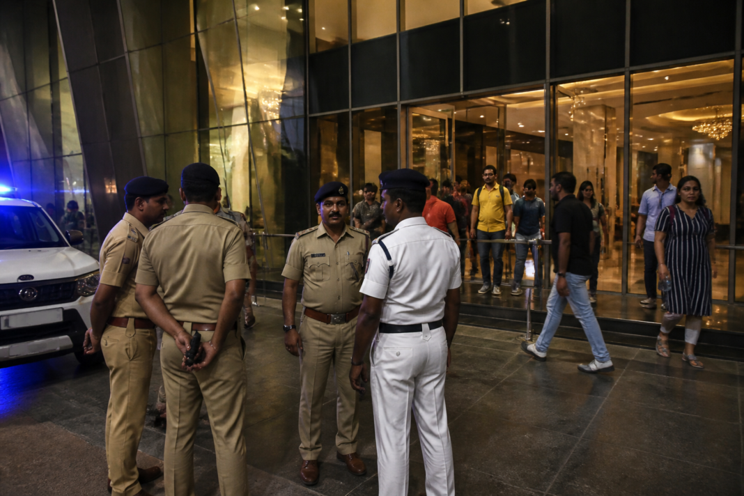 Kolkata cinema hall exterior representing the Kolkata cinema molestation case and police response.