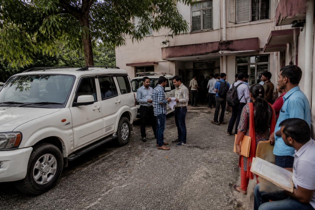 Passport bribery case investigation at a Haringhata government office in Nadia