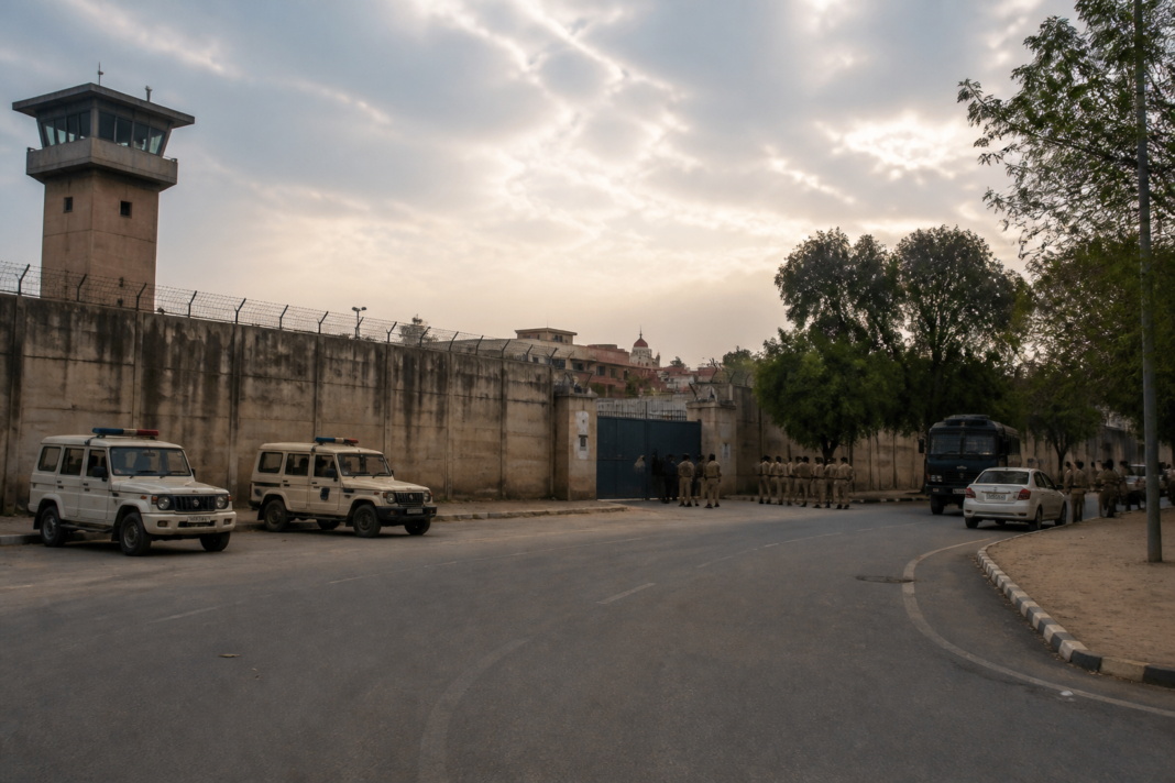 Rohini jail murder investigation at a Delhi prison complex