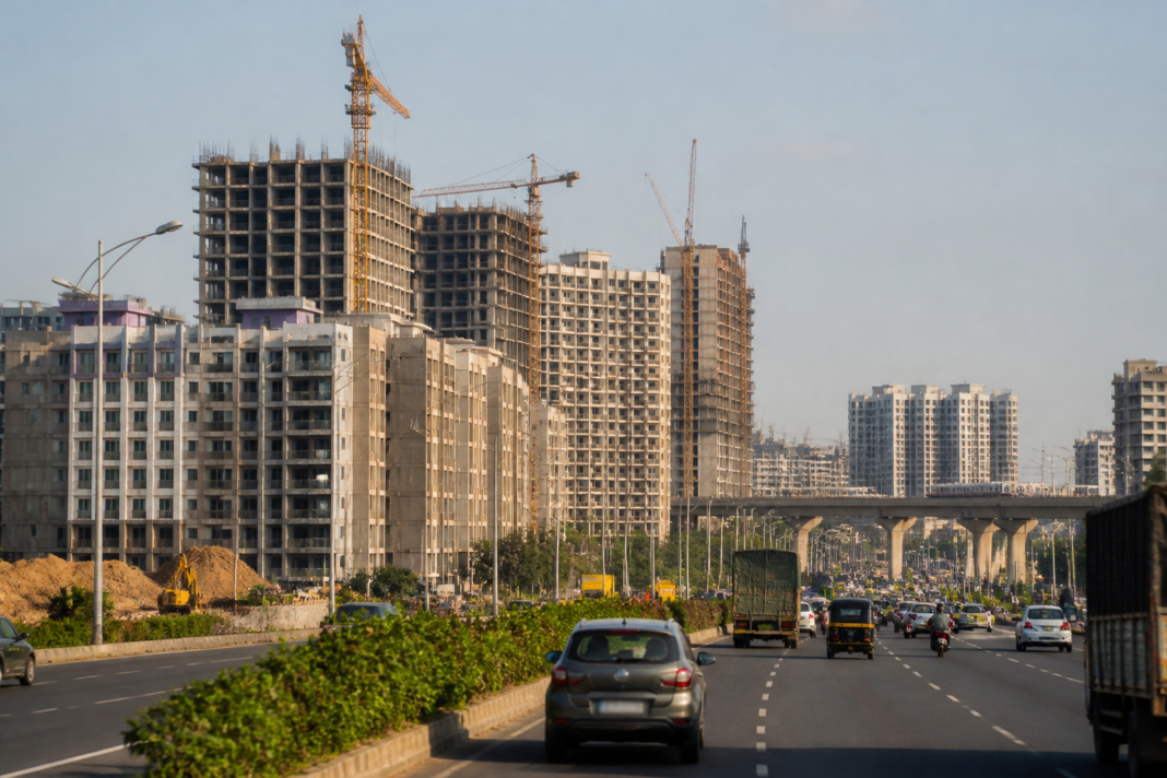 Property under Rs 50 lakh in an emerging Indian urban corridor with new infrastructure