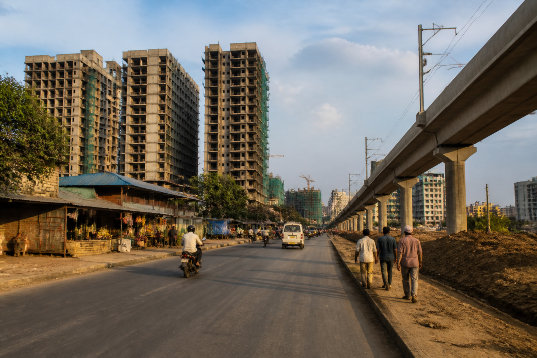 Property under Rs 50 lakh in an emerging Indian urban corridor near new infrastructure