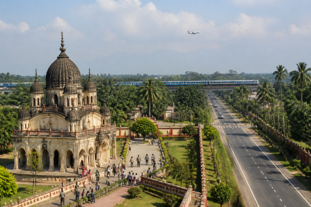 Cooch Behar tourism infrastructure plans include improved regional roads, rail links and airport connectivity.