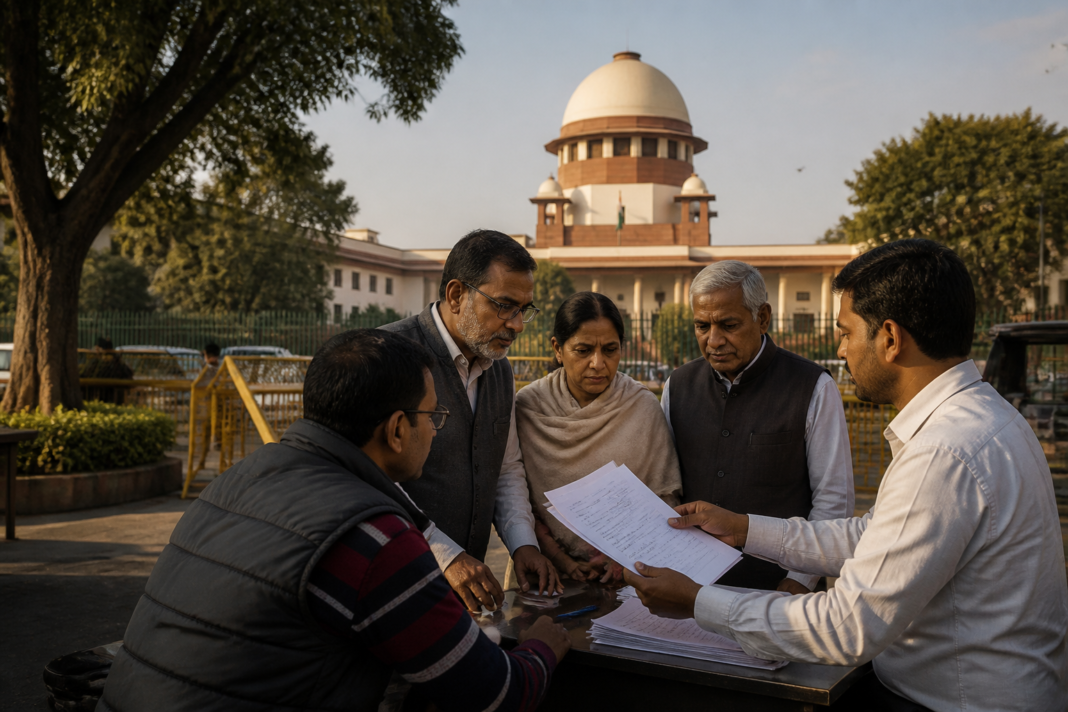 Supreme Court hearing on Delhi SIR voter notices and electoral roll revision
