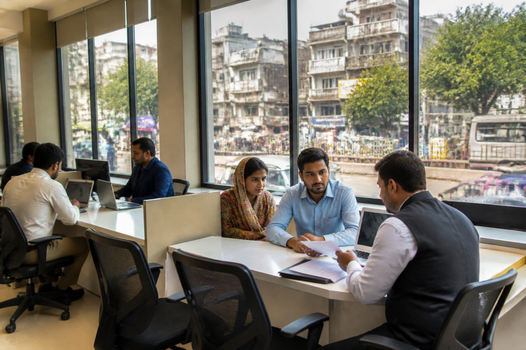 Delhi MSE hub plan with small businesses and a district facilitation centre