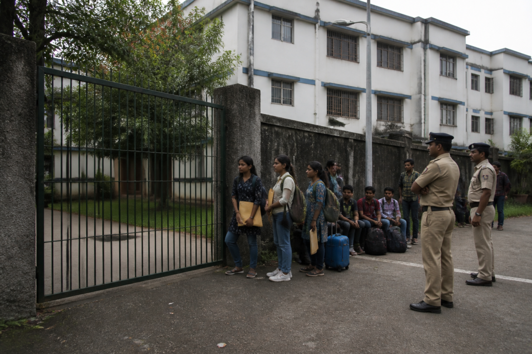 Barasat University hostel building closed after student clashes
