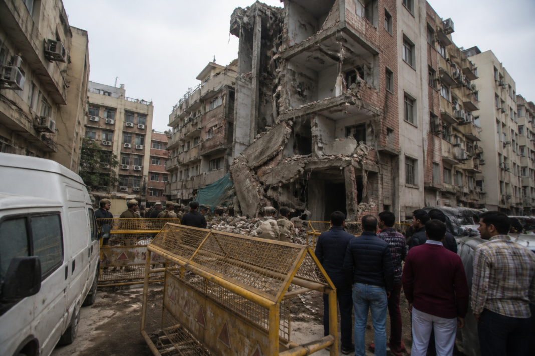 Satya Niketan collapse site in Delhi linked to the ongoing building safety case