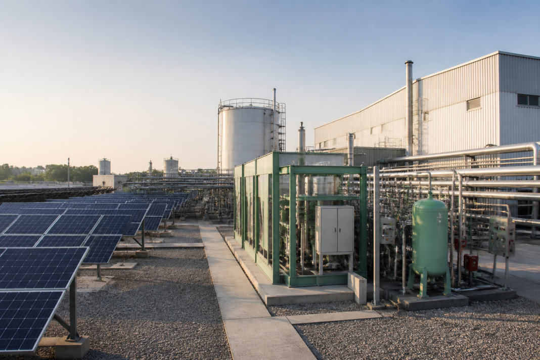 Maruti Suzuki green hydrogen plant at the Manesar manufacturing facility in Haryana