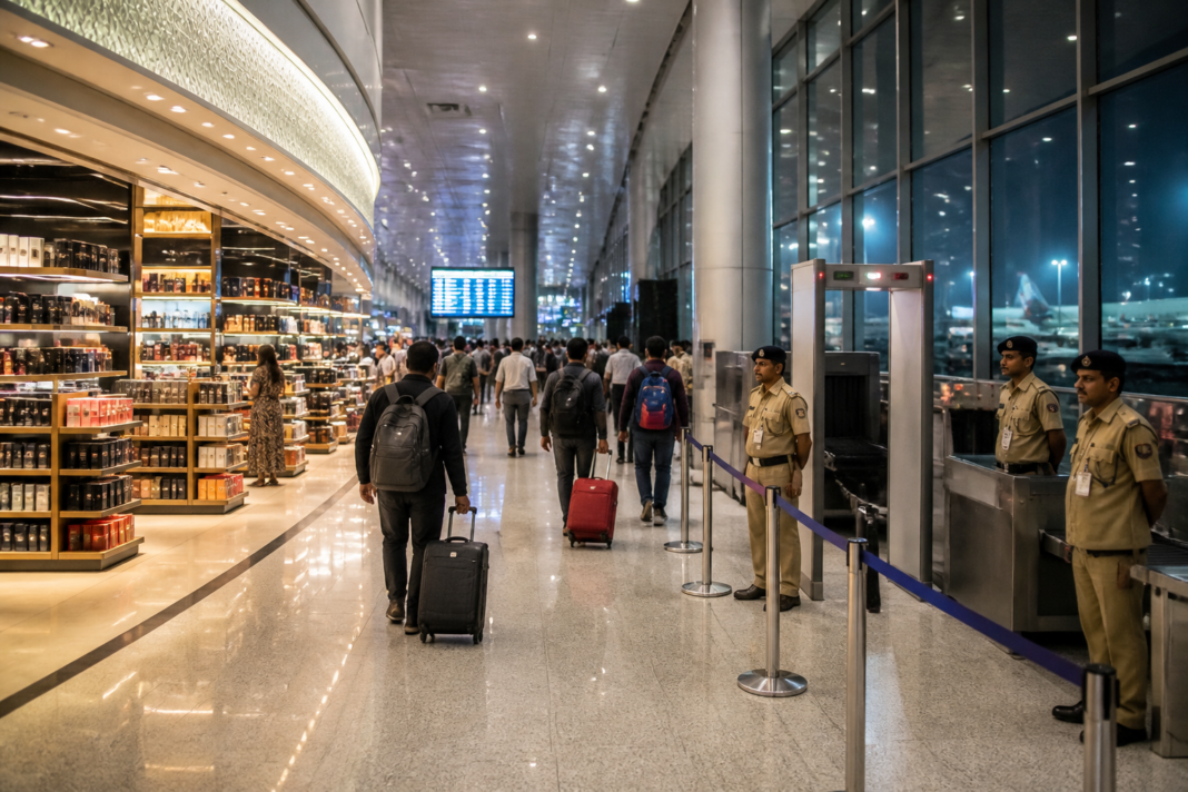 Mumbai Airport nicotine pouches ban dispute involving duty-free retail and regulatory oversight