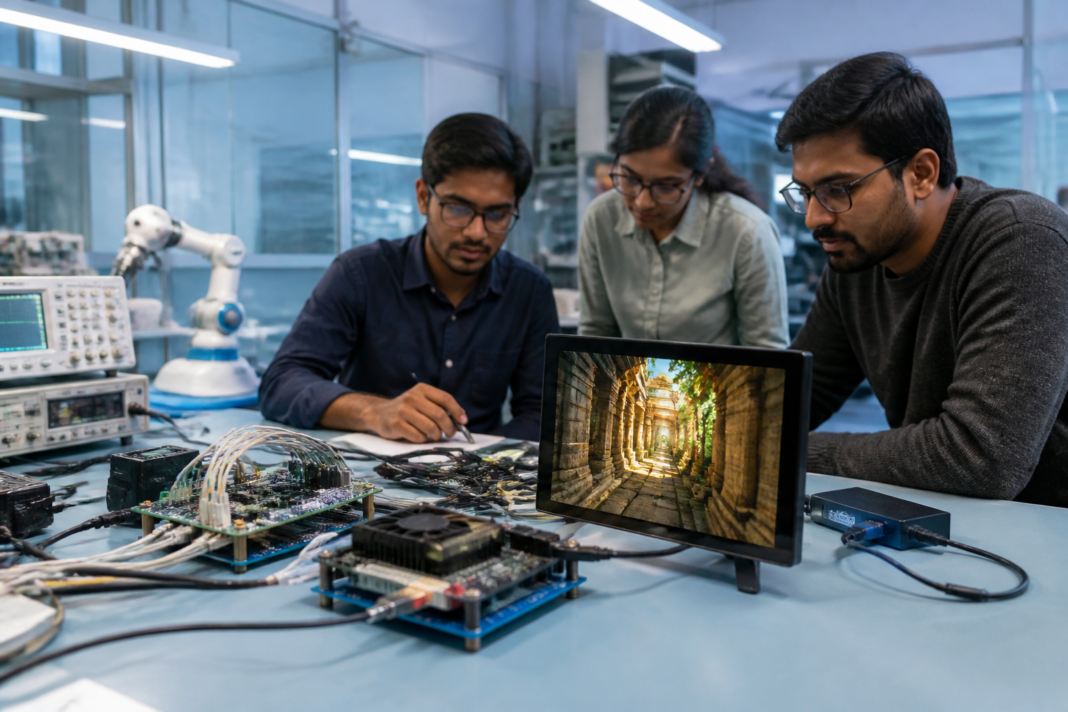 IIT Delhi indigenous micro-GPU prototype tested on an FPGA platform