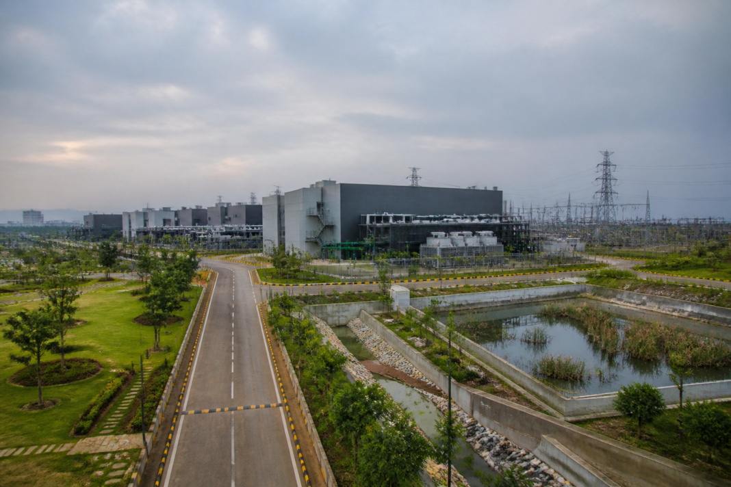 Telangana data centre campus in Hyderabad with power and water infrastructure