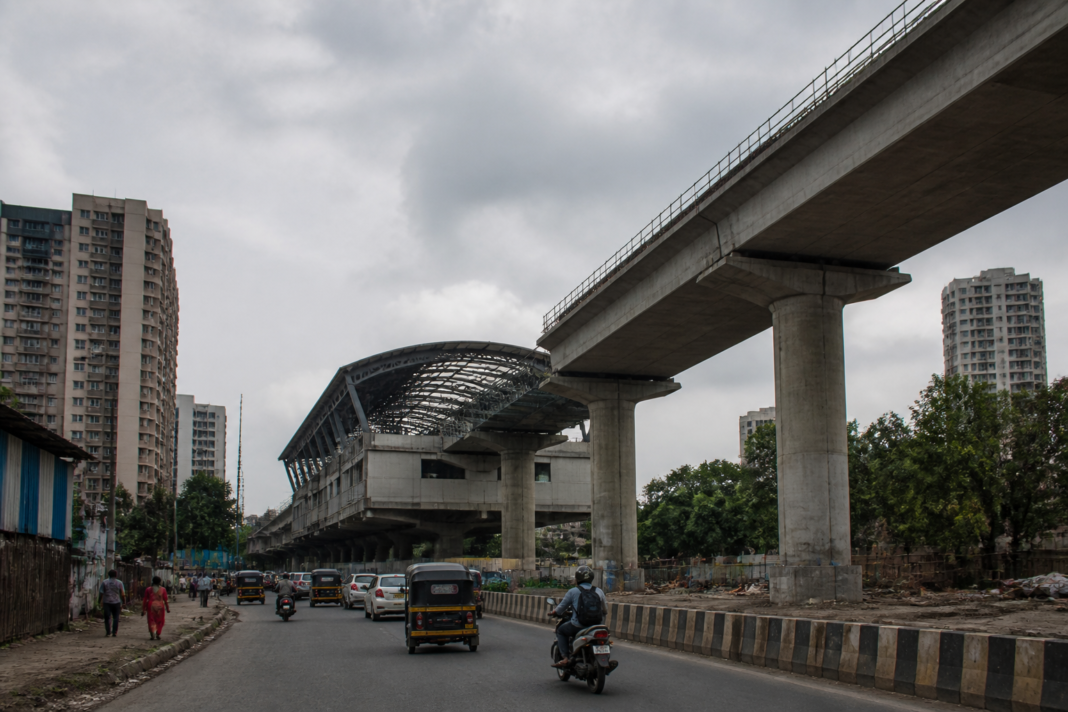 Metro 4-4A route and station area in Thane facing a delayed service launch