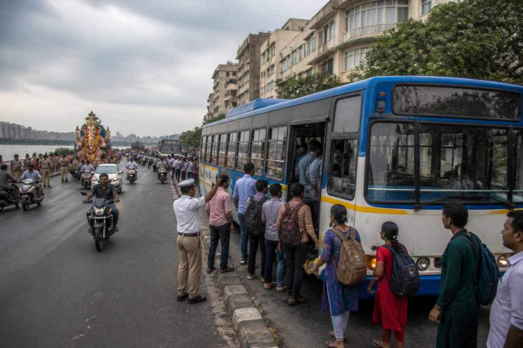 TGSRTC special buses operating in Hyderabad during Ganesh immersion preparations