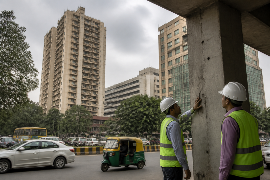 Delhi high-rise buildings facing a mandatory structural safety audit