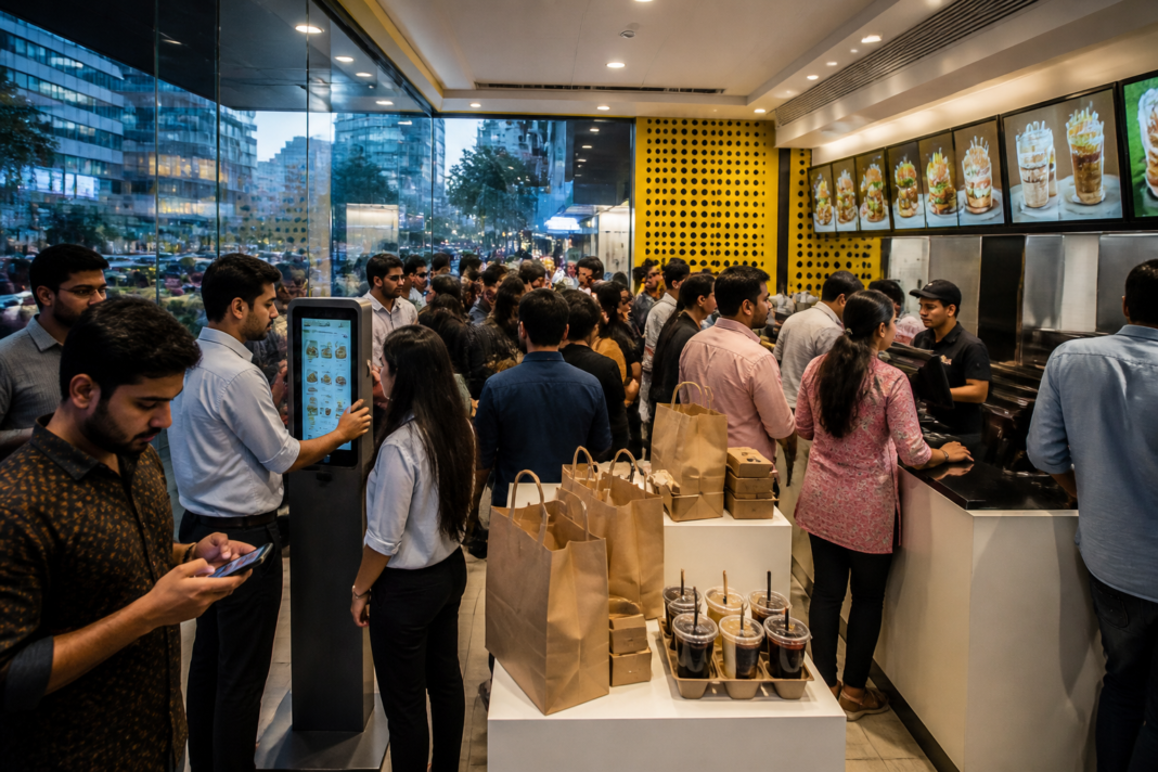 Rs 99 meal promotion at an Indian quick-service restaurant serving urban customers