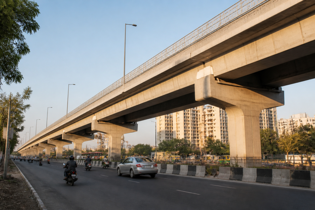 Barapullah Phase 3 corridor and Delhi elevated road infrastructure