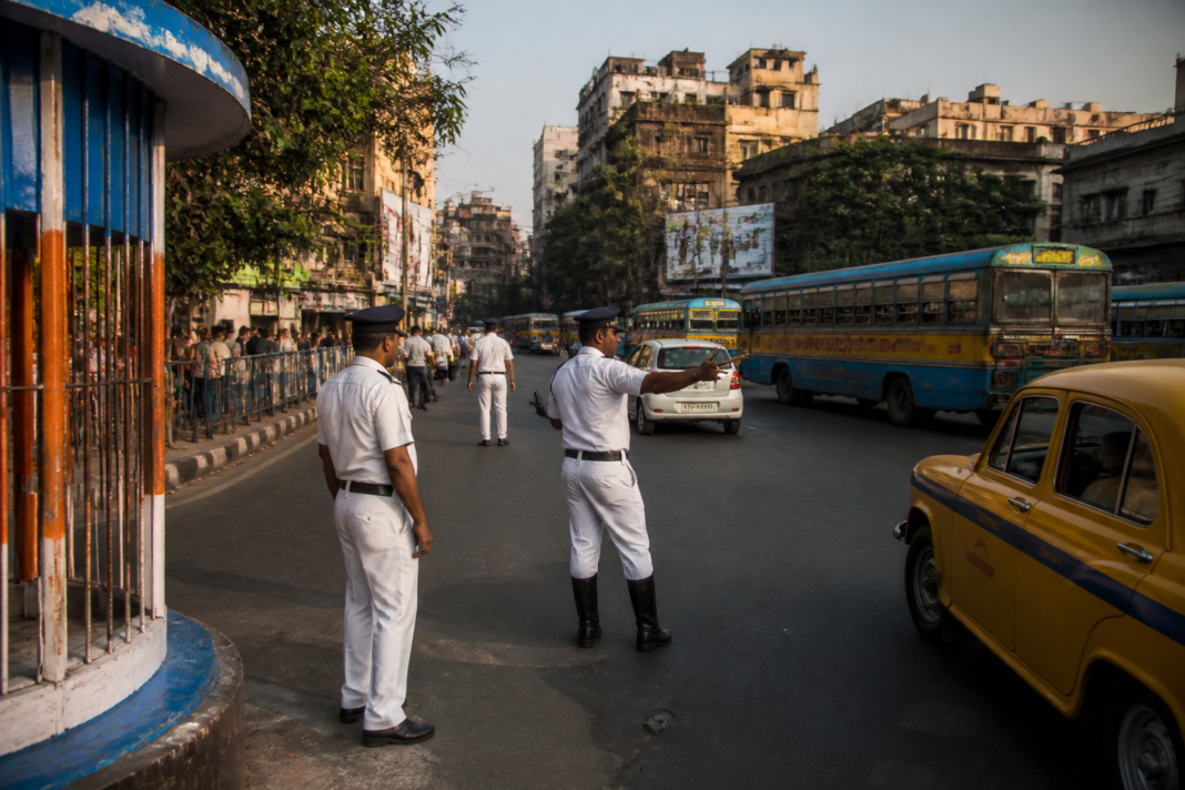 Kolkata police transfers affect the city's traffic and security leadership.