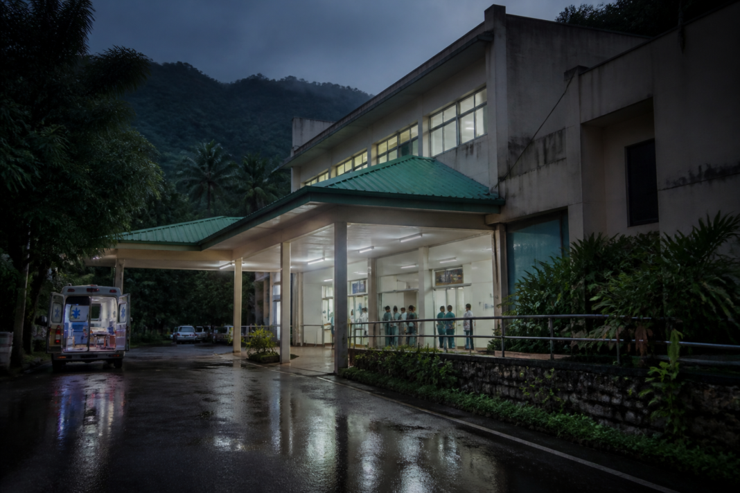 Valparai hospital doctors at a government hospital emergency desk after a reported confrontation